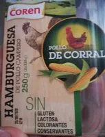 Mängden socker i Hamburguesa de pollo campero