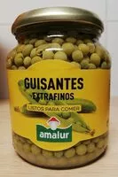 Mängden socker i Guisantes extrafinos