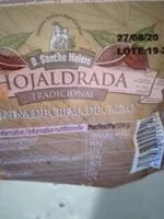 Mängden socker i Hojaldrada rellena de crema de cacao
