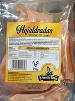 Mängden socker i Hojaldrada rellena de crema