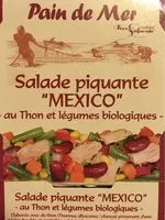 Mängden socker i Salade Mexico Au Thon Et Aux Legumes Bio
