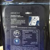 Mängden socker i Bacalao ultacongelado