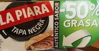 Mängden socker i La piara tapa negra -50 grasa