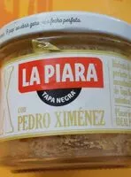 Mängden socker i Tapa negra con Pedro Ximenez