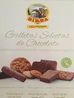 Mängden socker i Galletas selectas de chocolate