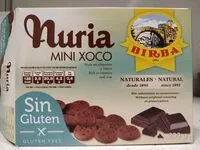 Mängden socker i Nuria mini xoco sin gluten