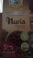 Mängden socker i Núria chocolate sin azúcar