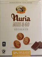 Mängden socker i Galletas Nuria Mini&Go xocochips
