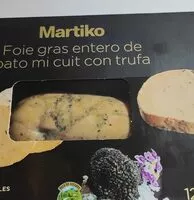 Mängden socker i Foie gras entero de pato mi cuit con trufa