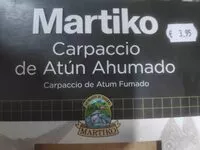 Mängden socker i Carpaccio de Atum Fumado (Tuna)