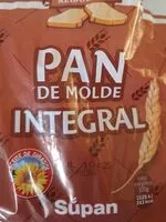 Mängden socker i Pan de molde integral