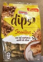 Mängden socker i Dips' semillas con sal marina y aceite de oliva