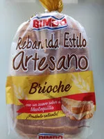 Mängden socker i Pan rebanada estilo artesano Brioche
