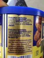 Mängden socker i Cacahuetes dorados a la miel y sal