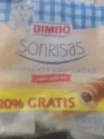 Mängden socker i Sonrisas minicao croissants de chocolate