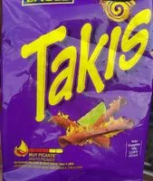 Mängden socker i Takis Chile y Lima Muy Picante
