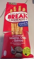 Mängden socker i Snack de cereales break