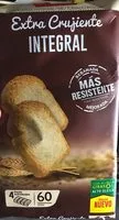 Mängden socker i Pan tostado integral extracrujiente rebanadas