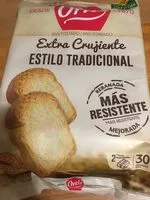 Mängden socker i Pan tostado extra crujiente estilo tradicional