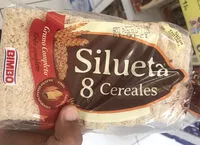 Mängden socker i Silueta pan de molde integral sin corteza cereales