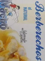 Mängden socker i Berberechos al natural