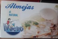 Mängden socker i Almejas al natural