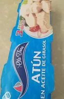 Mängden socker i Atún en aceite de girasol