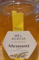 Mängden socker i Miel acacia Alemany acheté en espagne