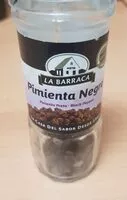 Mängden socker i Pimienta negra