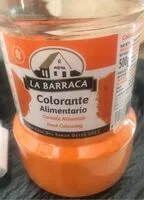 Mängden socker i Colorante alimenticio