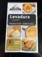 Mängden socker i Levadura en polvo