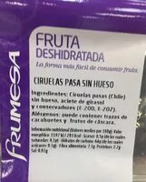 Mängden socker i Fruta deshidratada