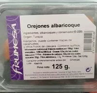 Mängden socker i Orejones albaricoque