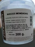 Mängden socker i Nueces mondadas