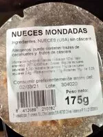 Mängden socker i Nueces mondadas