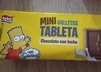 Mängden socker i Mini Galletas Tableta chocolate con leche