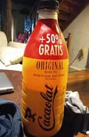Mängden socker i Cacaolat original + 50%