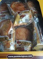 Mängden socker i Palmeras de hojaldre con miel