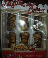 Mängden socker i Lazos de hojaldre