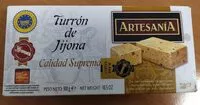 Mängden socker i Turron de jijona