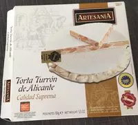 Mängden socker i Torta turrón de Alicante