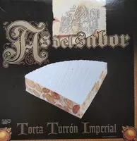 Mängden socker i Torta turrón imperial con almendras