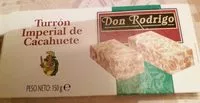 Mängden socker i Turron imperial de cacahuete