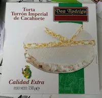 Mängden socker i Torta Turrón Impérial de Cacahuete