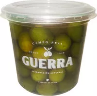 Mängden socker i Aceitunas manzanilla de campo real con hueso