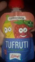 Mängden socker i Tufruti - Plátano y fresa