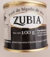 Mängden socker i Paté de hígado de oca