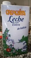 Mängden socker i Leche entera de Galicia
