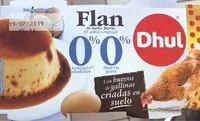 Mängden socker i Flan de huevo desnatado m.g. azúcares añadidos sin gluten