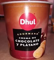 Mängden socker i Crema de chocolate y plátano